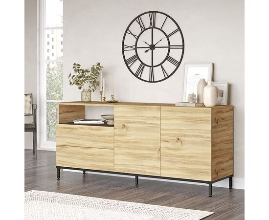 Μπουφές Evaluate pakoworld sonoma-wenge 170x46.5x75.5εκ - ΜΠΟΥΦΕΔΕΣ-ΚΟΝΣΟΛΕΣ στο Milonadakis.gr
