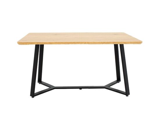 Tραπέζι Gemma pakoworld sonoma-μαύρο 140x80x75εκ - ΤΡΑΠΕΖΙΑ ΚΟΥΖΙΝΑΣ στο Milonadakis.gr