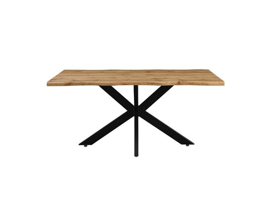 Tραπέζι Gilman pakoworld MDF sonoma-μαύρο 150x90x75εκ - ΤΡΑΠΕΖΙΑ ΚΟΥΖΙΝΑΣ στο Milonadakis.gr