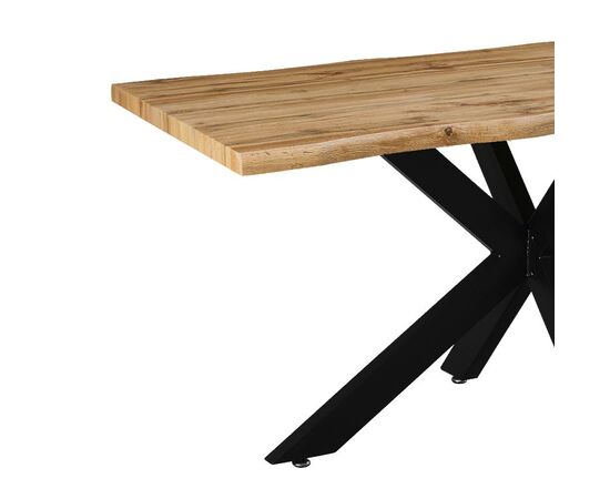 Tραπέζι Gilman pakoworld MDF sonoma-μαύρο 150x90x75εκ - ΤΡΑΠΕΖΙΑ ΚΟΥΖΙΝΑΣ στο Milonadakis.gr