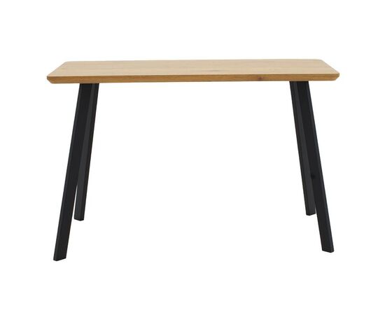 Tραπέζι Adira pakoworld MDF sonoma-μαύρο 120x60x75εκ - ΤΡΑΠΕΖΙΑ ΚΟΥΖΙΝΑΣ στο Milonadakis.gr