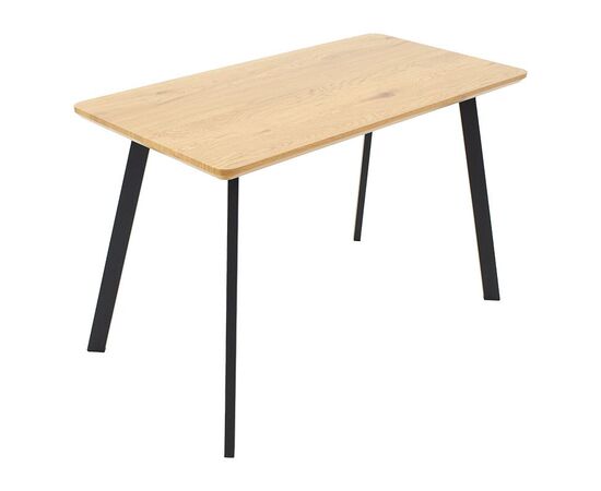 Tραπέζι Adira pakoworld MDF sonoma-μαύρο 120x60x75εκ - ΤΡΑΠΕΖΙΑ ΚΟΥΖΙΝΑΣ στο Milonadakis.gr