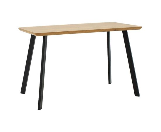 Tραπέζι Adira pakoworld MDF sonoma-μαύρο 120x60x75εκ - ΤΡΑΠΕΖΙΑ ΚΟΥΖΙΝΑΣ στο Milonadakis.gr