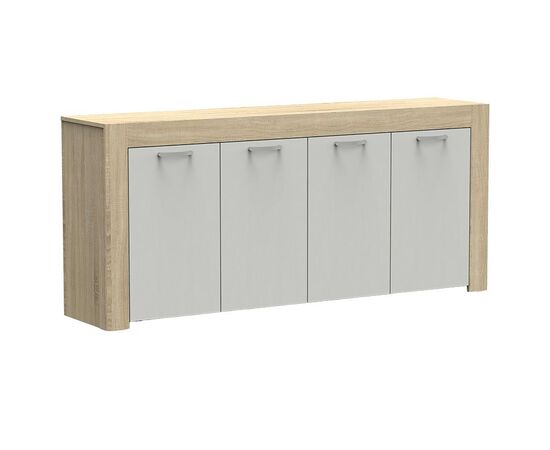 Μπουφές Haven pakoworld sonoma-λευκό 180x40x80εκ - ΜΠΟΥΦΕΔΕΣ-ΚΟΝΣΟΛΕΣ στο Milonadakis.gr