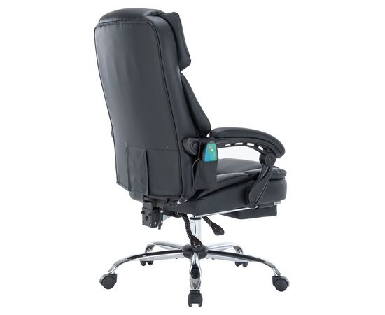 Καρέκλα γραφείου διευθυντή Thrive pakoworld Premium Quality μηχανισμός massage-θερμαινόμενη πλάτη pu μαύρο - ΚΑΡΕΚΛΕΣ ΓΡΑΦΕΙΟΥ στο Milonadakis.gr
