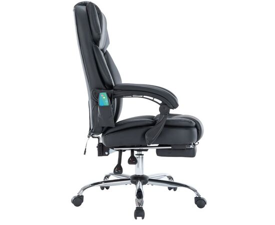 Καρέκλα γραφείου διευθυντή Thrive pakoworld Premium Quality μηχανισμός massage-θερμαινόμενη πλάτη pu μαύρο - ΚΑΡΕΚΛΕΣ ΓΡΑΦΕΙΟΥ στο Milonadakis.gr
