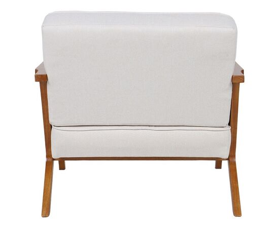 Πολυθρόνα Claudia pakoworld ύφασμα μπεζ-pe rattan-rubberwood φυσικό - ΚΑΡΕΚΛΕΣ - ΠΟΛΥΘΡΟΝΕΣ ΕΣ. στο Milonadakis.gr