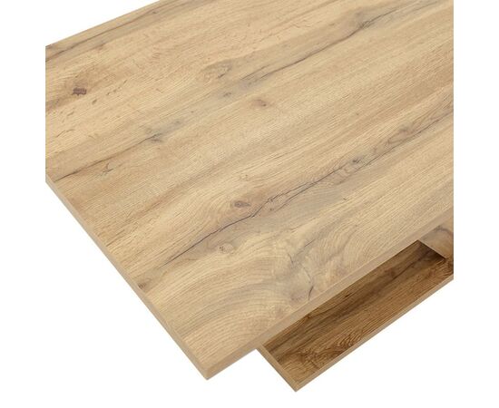 Τραπέζι σαλονιού Solange pakoworld χρώμα sonoma 110x55x47.5εκ - ΤΡΑΠΕΖΑΚΙΑ ΣΑΛΟΝΙΟΥ στο Milonadakis.gr