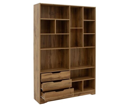 Βιβλιοθήκη Lucinda pakoworld sonoma 120x29.8x180.5εκ - ΒΙΒΛΙΟΘΗΚΕΣ στο Milonadakis.gr