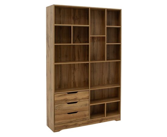 Βιβλιοθήκη Lucinda pakoworld sonoma 120x29.8x180.5εκ - ΒΙΒΛΙΟΘΗΚΕΣ στο Milonadakis.gr