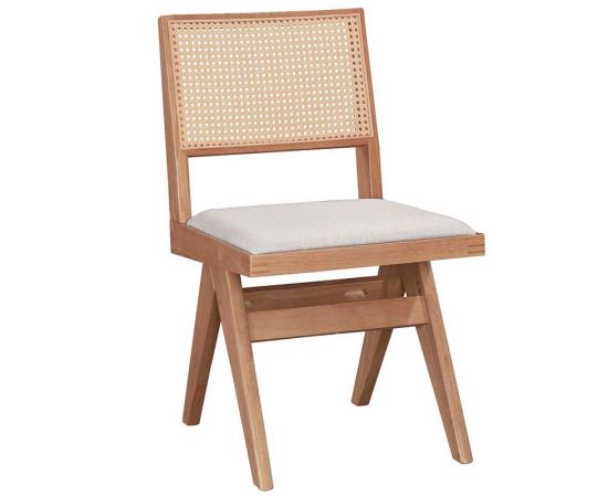 Τραπεζαρία Winslow pakoworld σετ 5τεμ ξύλο rubberwood ανοιχτό καρυδί 160x85x75εκ - ΤΡΑΠΕΖΑΡΙΕΣ στο Milonadakis.gr