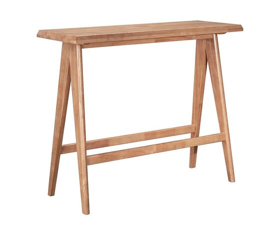 Τραπεζαρία μπαρ Winslow pakoworld σετ 7τεμ ξύλο rubberwood ανοιχτό καρυδί 120x45x100εκ - ΤΡΑΠΕΖΑΡΙΕΣ στο Milonadakis.gr