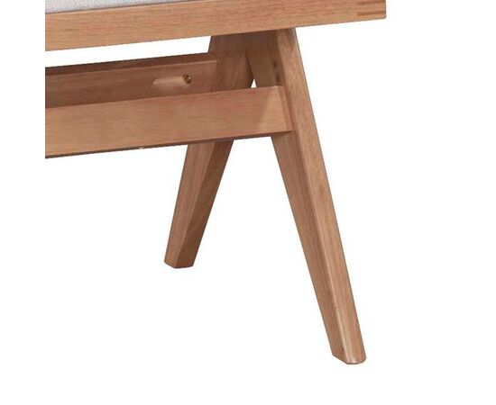 Τραπεζαρία Winslow pakoworld σετ 7τεμ ξύλο rubberwood σε ανοιχτό καρυδί απόχρωση 160x85x75εκ - ΤΡΑΠΕΖΑΡΙΕΣ στο Milonadakis.gr