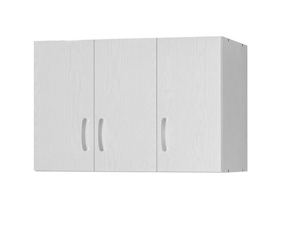 Ντουλάπα τρίφυλλη και πατάρι Zelia pakoworld λευκό 90x42x240εκ. - ΝΤΟΥΛΑΠΕΣ στο Milonadakis.gr