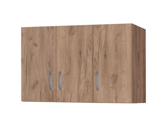 Ντουλάπα τρίφυλλη και πατάρι Zelia pakoworld φυσικό 90x42x240εκ. - ΝΤΟΥΛΑΠΕΣ στο Milonadakis.gr