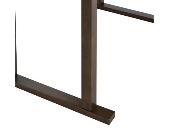 Τραπέζι μπαρ Tenor pakoworld φυσικό ξύλο rubberwood-ΜDF καρυδί 150x90x91.5εκ - ΤΡΑΠΕΖΙΑ ΚΟΥΖΙΝΑΣ στο Milonadakis.gr
