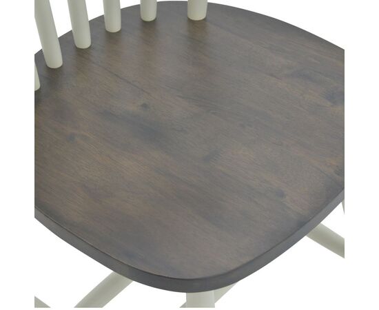 Καρέκλα Larus pakoworld φυσικό ξύλo rubberwood ανθρακί-λευκό 50x49x90εκ. - ΚΑΡΕΚΛΕΣ - ΠΟΛΥΘΡΟΝΕΣ ΕΣ. στο Milonadakis.gr