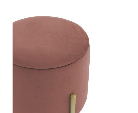 Σκαμπό Creativity pakoworld βελούδο σάπιο μήλο-χρυσό Φ35x42εκ - ΠΟΥΦ - ΣΚΑΜΠΟ - ΜΠΑΟΥΛΟ στο Milonadakis.gr