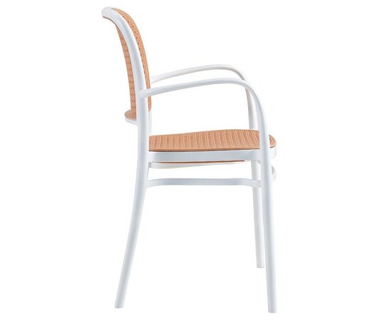 Πολυθρόνα Juniper pakoworld με UV protection PP μπεζ- λευκό 56x52.5x86.5εκ. - ΚΑΡΕΚΛΕΣ - ΠΟΛΥΘΡΟΝΕΣ στο Milonadakis.gr