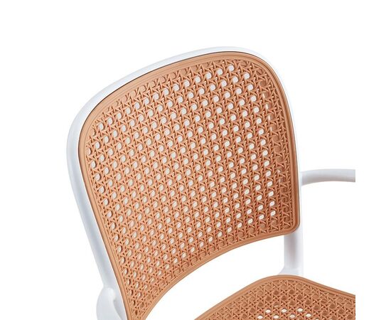 Πολυθρόνα Juniper pakoworld με UV protection PP μπεζ- λευκό 56x52.5x86.5εκ. - ΚΑΡΕΚΛΕΣ - ΠΟΛΥΘΡΟΝΕΣ στο Milonadakis.gr