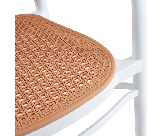 Πολυθρόνα Juniper pakoworld με UV protection PP μπεζ- λευκό 56x52.5x86.5εκ. - ΚΑΡΕΚΛΕΣ - ΠΟΛΥΘΡΟΝΕΣ στο Milonadakis.gr
