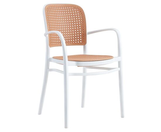 Πολυθρόνα Juniper pakoworld με UV protection PP μπεζ- λευκό 56x52.5x86.5εκ. - ΚΑΡΕΚΛΕΣ - ΠΟΛΥΘΡΟΝΕΣ στο Milonadakis.gr