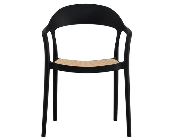 Πολυθρόνα Ember στοιβαζόμενη pakoworld με UV protection PP μπεζ-μαύρο 52.5x56.5x81εκ. - ΚΑΡΕΚΛΕΣ - ΠΟΛΥΘΡΟΝΕΣ στο Milonadakis.gr