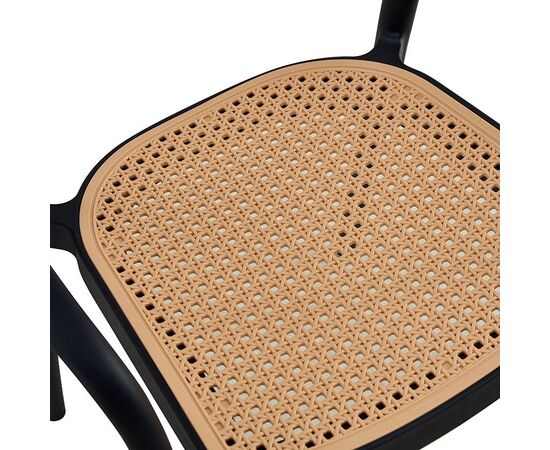 Πολυθρόνα Ember στοιβαζόμενη pakoworld με UV protection PP μπεζ-μαύρο 52.5x56.5x81εκ. - ΚΑΡΕΚΛΕΣ - ΠΟΛΥΘΡΟΝΕΣ στο Milonadakis.gr