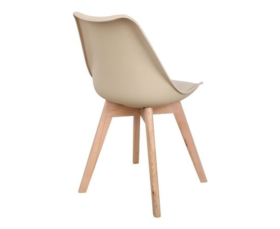 Καρέκλα Gaston pakoworld PP-PU taupe απόχρωση- φυσικό πόδι 43x51x75εκ - ΚΑΡΕΚΛΕΣ - ΠΟΛΥΘΡΟΝΕΣ ΕΣ. στο Milonadakis.gr