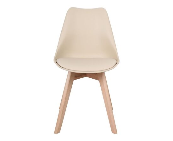 Καρέκλα Gaston pakoworld PP-PU taupe απόχρωση- φυσικό πόδι 43x51x75εκ - ΚΑΡΕΚΛΕΣ - ΠΟΛΥΘΡΟΝΕΣ ΕΣ. στο Milonadakis.gr