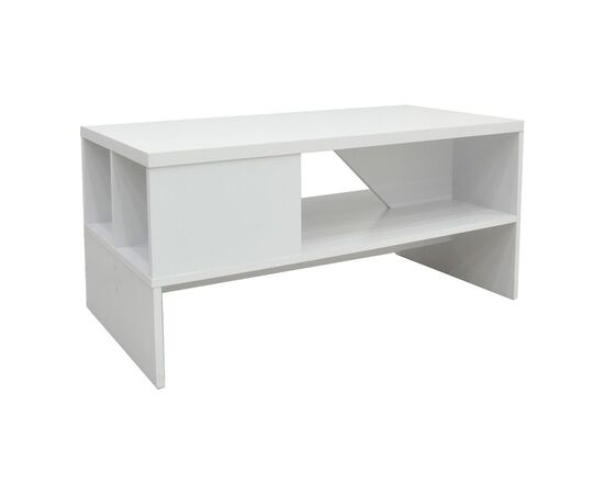 Τραπέζι σαλονιού Naya pakoworld σε λευκή απόχρωση 93x46x43εκ - ΤΡΑΠΕΖΑΚΙΑ ΣΑΛΟΝΙΟΥ στο Milonadakis.gr