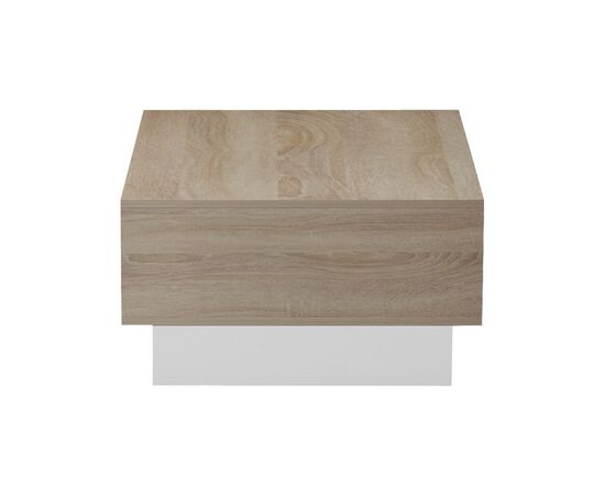 Τραπέζι σαλονιού Dekost pakoworld σε sonoma-λευκή απόχρωση 105x50x32εκ - ΤΡΑΠΕΖΑΚΙΑ ΣΑΛΟΝΙΟΥ στο Milonadakis.gr