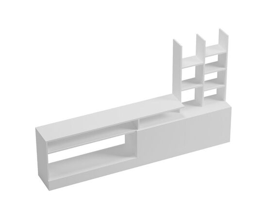 Σύνθετο σαλονιού Seruno pakoworld σε λευκή απόχρωση 170x25x100εκ - ΣΥΝΘΕΣΕΙΣ ΣΑΛΟΝΙΟΥ στο Milonadakis.gr