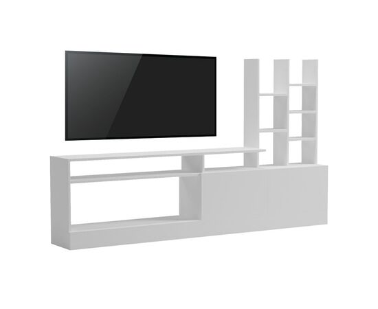 Σύνθετο σαλονιού Seruno pakoworld σε λευκή απόχρωση 170x25x100εκ - ΣΥΝΘΕΣΕΙΣ ΣΑΛΟΝΙΟΥ στο Milonadakis.gr