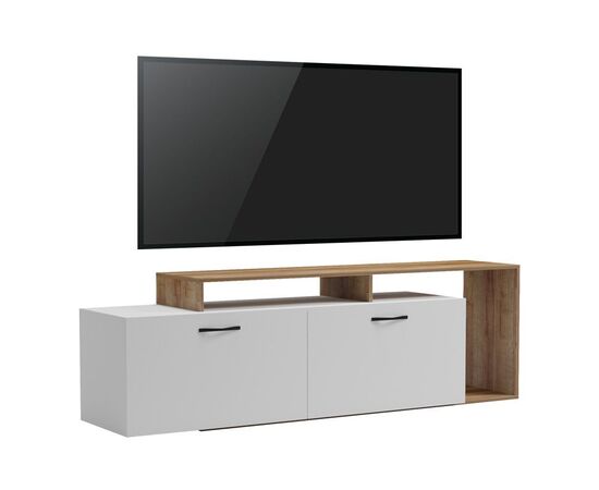 Έπιπλο τηλεόρασης Tobler pakoworld σε oak- λευκή απόχρωση 170x40x53εκ - ΕΠΙΠΛΑ ΤΗΛΕΟΡΑΣΗΣ στο Milonadakis.gr