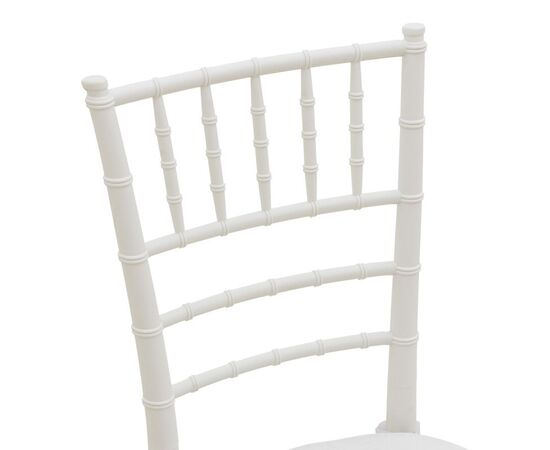 Καρέκλα Tiffany pakoworld με μαξιλάρι pp σε λευκή απόχρωση 40x40x88εκ - ΕΠΙΠΛΑ CATERING - ΣΥΝΕΔΡΙΟΥ στο Milonadakis.gr