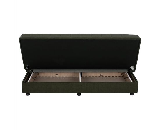ΚΑΝΑΠΕΣ ΚΡΕΒΑΤΙ ANDRI ΤΡΙΘΕΣΙΟΣ DARK OLIVE HM3239.05 180x72x77 εκ. - ΚΑΝΑΠΕΔΕΣ-ΣΑΛΟΝΙΑ στο Milonadakis.gr