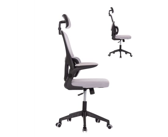 ΚΑΡΕΚΛΑ ΓΡΑΦΕΙΟΥ BASTON HM18236.02 ΓΚΡΙ MESH & ΜΑΥΡΟ PP ΣΚΕΛΕΤΟΣ 64x60x127Υεκ. - ΚΑΡΕΚΛΕΣ ΓΡΑΦΕΙΟΥ στο Milonadakis.gr