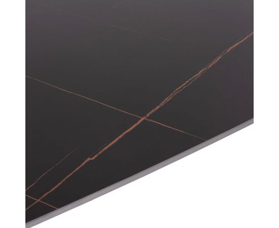 ΤΡΑΠΕΖΙ RAVEN HM18149.02 ΚΕΡΑΜΙΚΟ TOP ΑΝΘΡΑΚΙ ΜΑΡΜΑΡΟ-ΜΑΥΡΟ ΜΕΤΑΛΛΟ 140x80x74Υεκ. - ΤΡΑΠΕΖΙΑ ΚΟΥΖΙΝΑΣ στο Milonadakis.gr