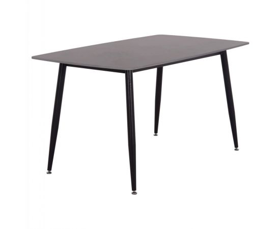 ΤΡΑΠΕΖΙ RAVEN HM18149.02 ΚΕΡΑΜΙΚΟ TOP ΑΝΘΡΑΚΙ ΜΑΡΜΑΡΟ-ΜΑΥΡΟ ΜΕΤΑΛΛΟ 140x80x74Υεκ. - ΤΡΑΠΕΖΙΑ ΚΟΥΖΙΝΑΣ στο Milonadakis.gr