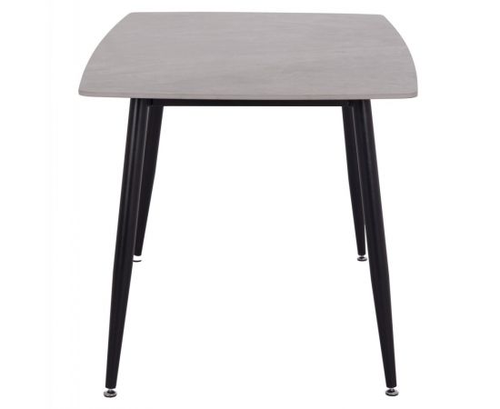 ΤΡΑΠΕΖΙ RAVEN HM18149.13 ΚΕΡΑΜΙΚΟ TOP ΓΚΡΙ ΜΑΡΜΑΡΟ-ΜΑΥΡΟ ΜΕΤΑΛΛΟ 140x80x74Υεκ. - ΤΡΑΠΕΖΙΑ ΚΟΥΖΙΝΑΣ στο Milonadakis.gr