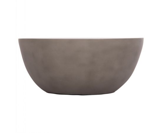 ΤΡΑΠΕΖΙ ΣΑΛΟΝΙΟΥ ΣΤΡΟΓΓΥΛΟ ALLAN HM18162.03 FIBER CEMENT ΣΕ ΓΚΡΙ--Φ92x49Υεκ. - ΤΡΑΠΕΖΙΑ ΚΟΥΖΙΝΑΣ στο Milonadakis.gr