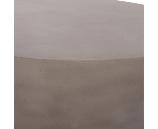 ΤΡΑΠΕΖΙ ΣΑΛΟΝΙΟΥ ΣΤΡΟΓΓΥΛΟ ALLAN HM18162.03 FIBER CEMENT ΣΕ ΓΚΡΙ--Φ92x49Υεκ. - ΤΡΑΠΕΖΙΑ ΚΟΥΖΙΝΑΣ στο Milonadakis.gr