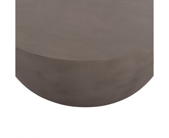 ΤΡΑΠΕΖΙ ΣΑΛΟΝΙΟΥ ΣΤΡΟΓΓΥΛΟ ALLAN HM18162.03 FIBER CEMENT ΣΕ ΓΚΡΙ--Φ92x49Υεκ. - ΤΡΑΠΕΖΙΑ ΚΟΥΖΙΝΑΣ στο Milonadakis.gr