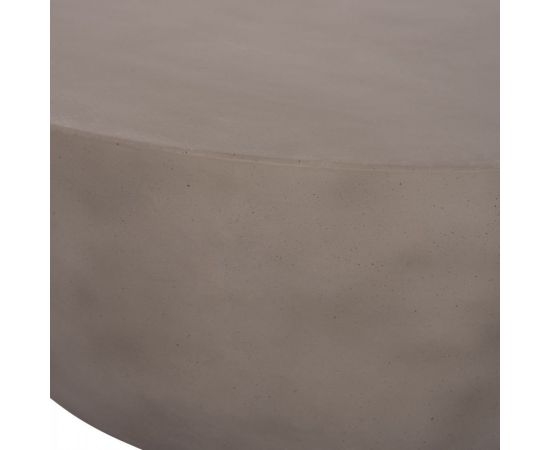 ΤΡΑΠΕΖΙ ΣΑΛΟΝΙΟΥ ΣΤΡΟΓΓΥΛΟ ALLAN HM18162.03 FIBER CEMENT ΣΕ ΓΚΡΙ--Φ92x49Υεκ. - ΤΡΑΠΕΖΙΑ ΚΟΥΖΙΝΑΣ στο Milonadakis.gr