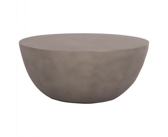 ΤΡΑΠΕΖΙ ΣΑΛΟΝΙΟΥ ΣΤΡΟΓΓΥΛΟ ALLAN HM18162.03 FIBER CEMENT ΣΕ ΓΚΡΙ--Φ92x49Υεκ. - ΤΡΑΠΕΖΙΑ ΚΟΥΖΙΝΑΣ στο Milonadakis.gr