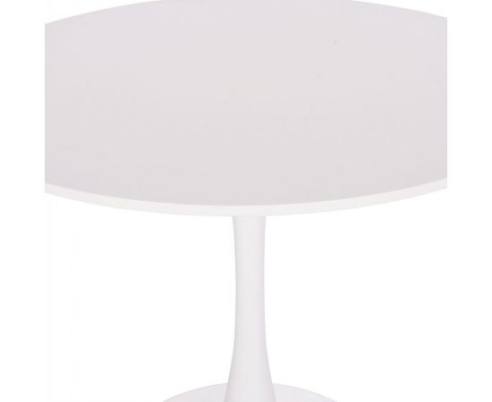 ΤΡΑΠΕΖΙ ΣΤΡΟΓΓΥΛΟ BROLIN HM18141.01 MDF TOP-ΒΑΣΗ ΜΕΤΑΛΛΙΚΗ--ΛΕΥΚΟ Φ90x73Υεκ - ΤΡΑΠΕΖΙΑ ΚΟΥΖΙΝΑΣ στο Milonadakis.gr