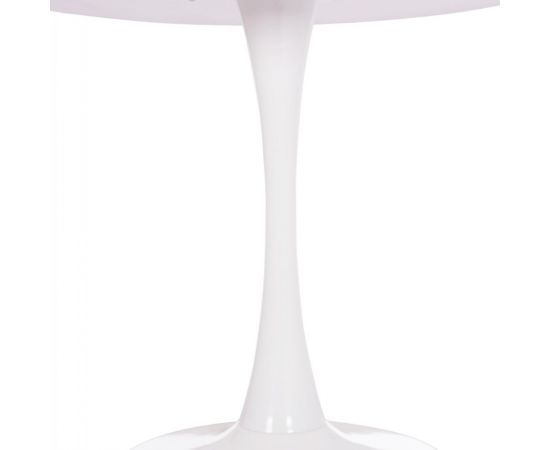 ΤΡΑΠΕΖΙ ΣΤΡΟΓΓΥΛΟ BROLIN HM18141.01 MDF TOP-ΒΑΣΗ ΜΕΤΑΛΛΙΚΗ--ΛΕΥΚΟ Φ90x73Υεκ - ΤΡΑΠΕΖΙΑ ΚΟΥΖΙΝΑΣ στο Milonadakis.gr