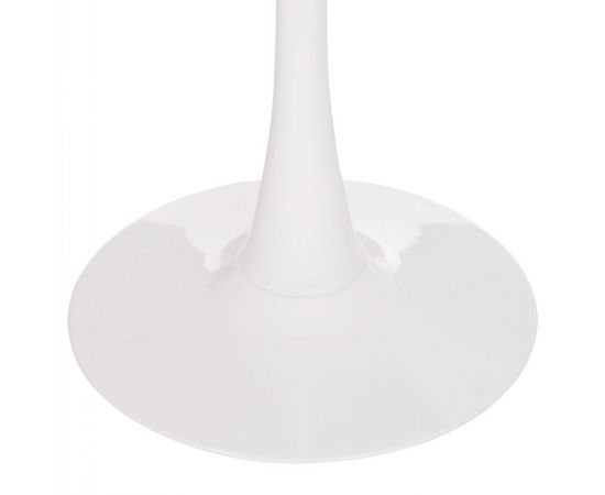 ΤΡΑΠΕΖΙ ΣΤΡΟΓΓΥΛΟ BROLIN HM18141.01 MDF TOP-ΒΑΣΗ ΜΕΤΑΛΛΙΚΗ--ΛΕΥΚΟ Φ90x73Υεκ - ΤΡΑΠΕΖΙΑ ΚΟΥΖΙΝΑΣ στο Milonadakis.gr