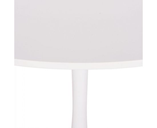 ΤΡΑΠΕΖΙ ΣΤΡΟΓΓΥΛΟ BROLIN HM18141.01 MDF TOP-ΒΑΣΗ ΜΕΤΑΛΛΙΚΗ--ΛΕΥΚΟ Φ90x73Υεκ - ΤΡΑΠΕΖΙΑ ΚΟΥΖΙΝΑΣ στο Milonadakis.gr